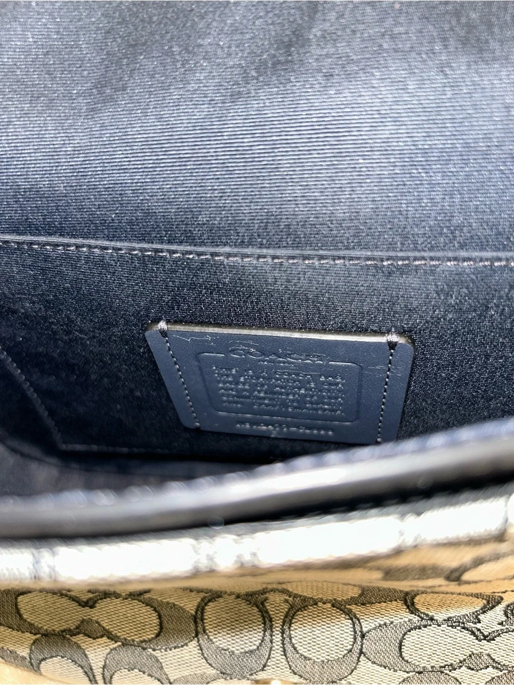 Coach crossbody navy